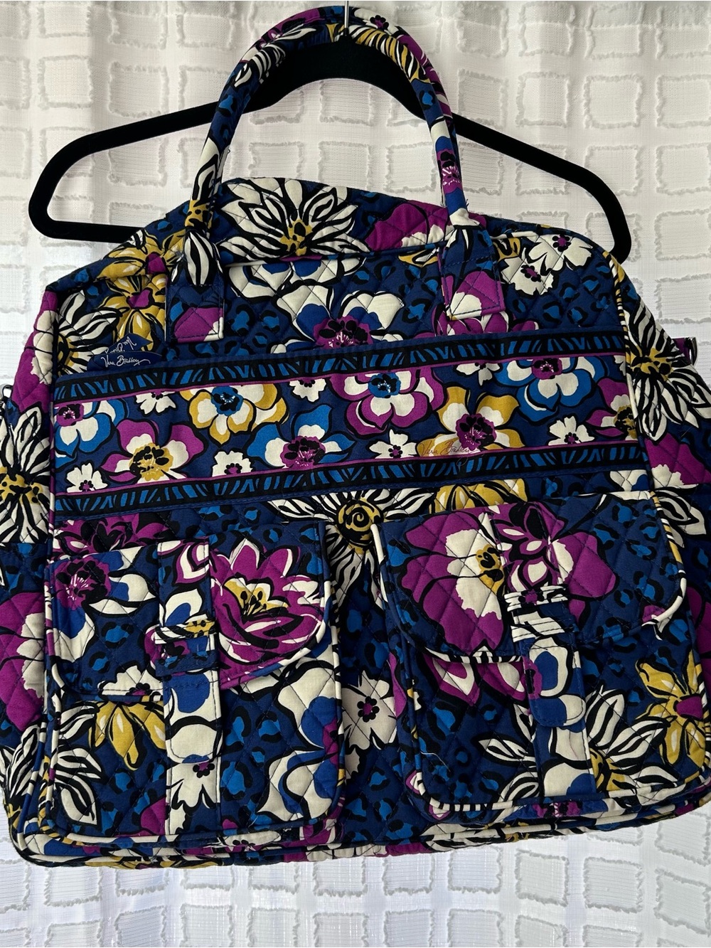NWT Vera Bradley Grand Cargo travel bag African Violet retired pattern Carry On
